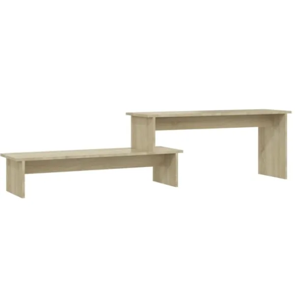 vidaXL Tv-Bänkar>Tv-bänk sonoma-ek 180x30x43 cm konstruerat trä