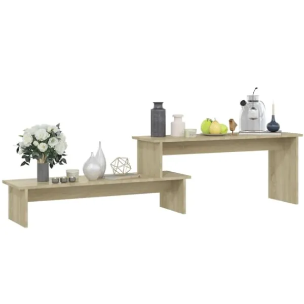 vidaXL Tv-Bänkar>Tv-bänk sonoma-ek 180x30x43 cm konstruerat trä