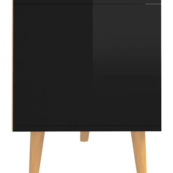 vidaXL Tv-Bänkar>Tv-bänk högglans 90x40x48,5 cm konstruerat trä
