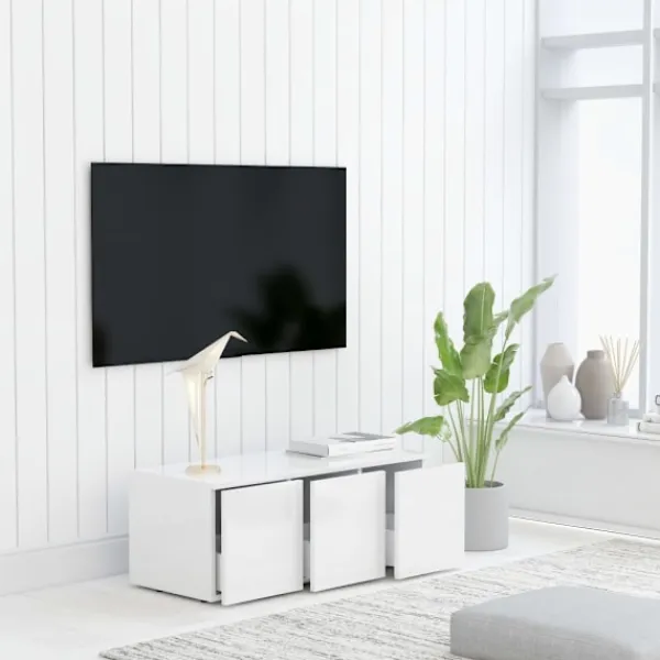 vidaXL Tv-Bänkar>Tv-bänk 80x34x30 cm konstruerat trä