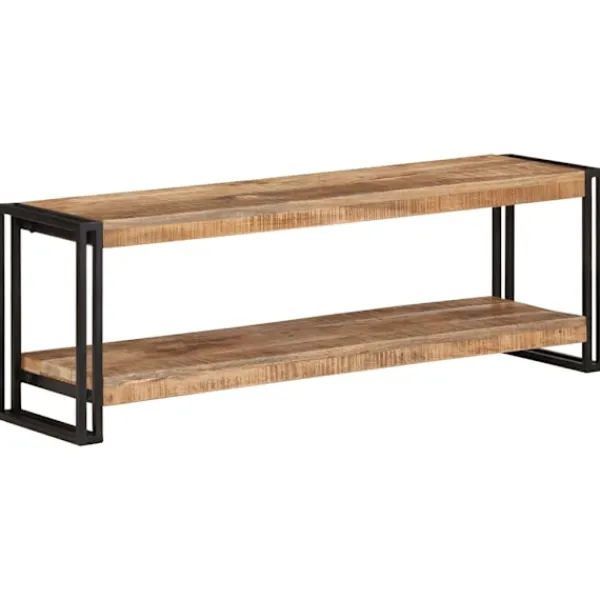 vidaXL Tv-Bänkar>TV-bänk 120x30x40 cm grovt mangoträ