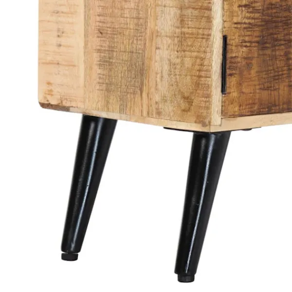 vidaXL Tv-Bänkar>TV-bänk 115x30x47 cm massivt mangoträ