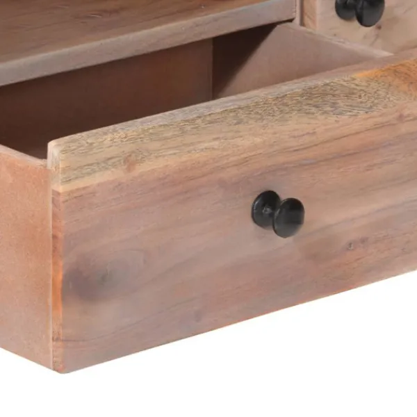 vidaXL Tv-Bänkar>TV-bänk 118x30x40 cm massivt akaciaträ