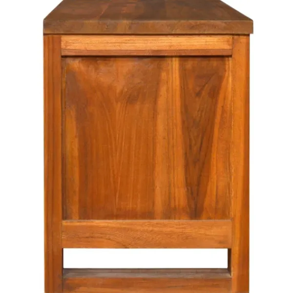 vidaXL Tv-Bänkar>TV-bänk 110x30x40 cm massiv teak