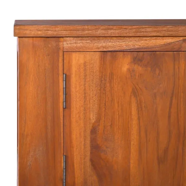 vidaXL Tv-Bänkar>TV-bänk 110x30x40 cm massiv teak
