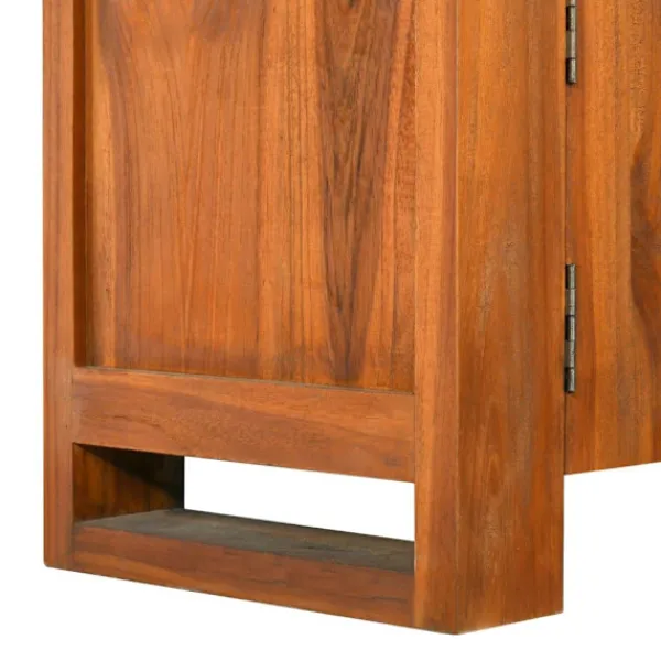 vidaXL Tv-Bänkar>TV-bänk 110x30x40 cm massiv teak