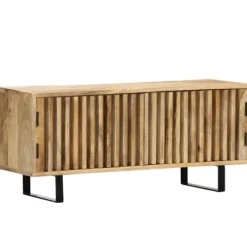 vidaXL Tv-Bänkar>TV-bänk 90x30x40 cm massivt mangoträ