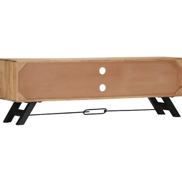 vidaXL Tv-Bänkar>TV-bänk 140x30x45 cm massivt akaciaträ