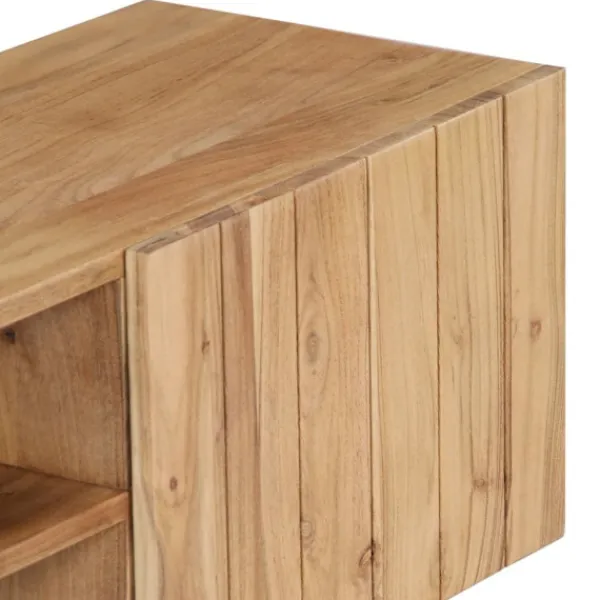 vidaXL Tv-Bänkar>TV-bänk 140x30x45 cm massivt akaciaträ