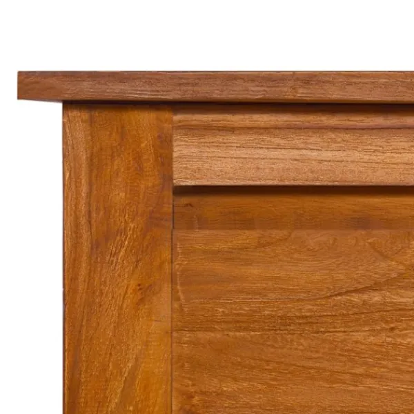 vidaXL Tv-Bänkar>TV-bänk 100x30x40 cm massiv teak