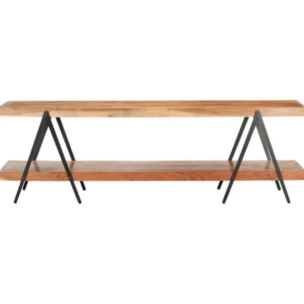 vidaXL Tv-Bänkar>TV-bänk 160x40x50 cm massivt akaciaträ