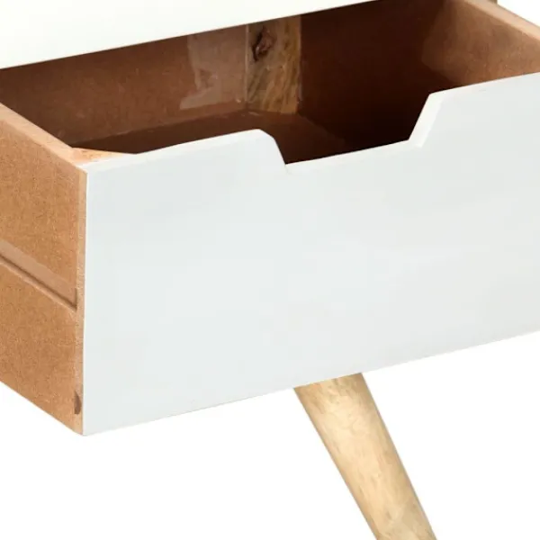 vidaXL Tv-Bänkar>TV-bänk 110x35x48 cm massivt mangoträ