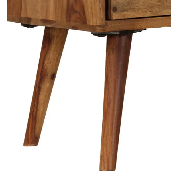 vidaXL Tv-Bänkar>TV-bänk 140x30x40 cm massivt sheshamträ