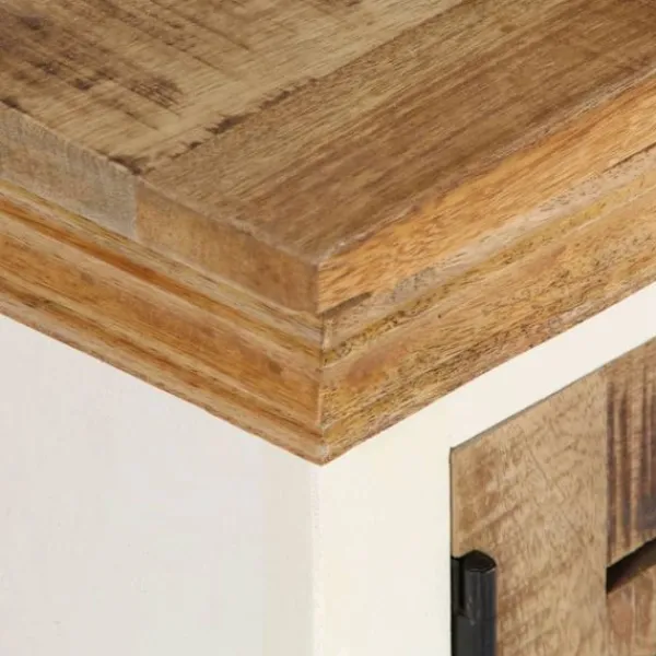 vidaXL Tv-Bänkar>TV-bänk 118x30x40 cm massivt mangoträ