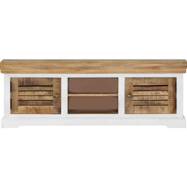 vidaXL Tv-Bänkar>TV-bänk 118x30x40 cm massivt mangoträ