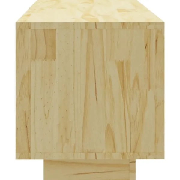 vidaXL Tv-Bänkar>Tv-bänk 110x30x33,5 cm massiv furu