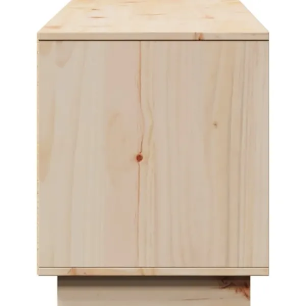 vidaXL Tv-Bänkar>Tv-bänk 156x37x45 cm massiv furu