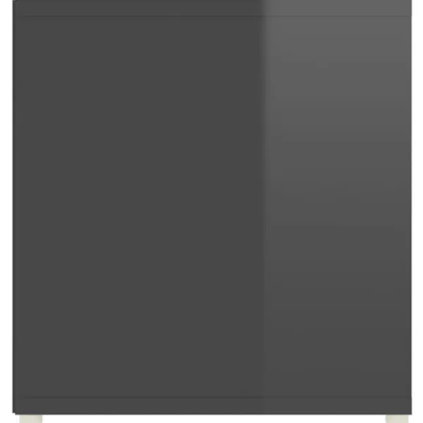 vidaXL Tv-Bänkar>TV-skåp 2 delar högglans 107x35x37 cm konstruerat trä