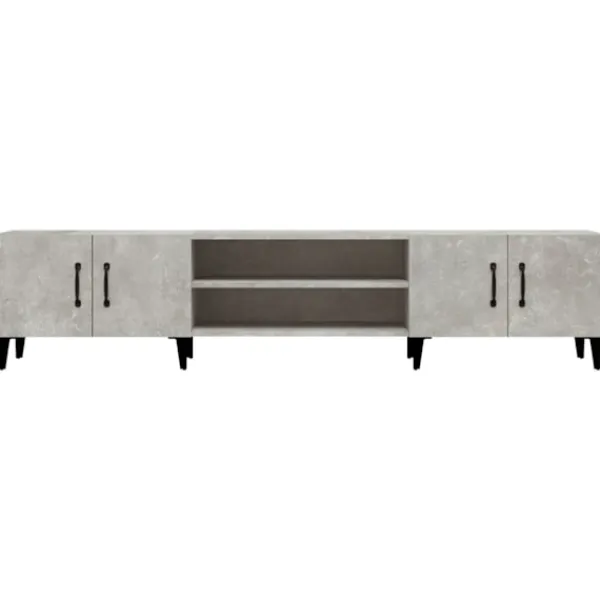 vidaXL Tv-Bänkar>TV-skåp betong 180x31,5x40 cm konstruerat trä
