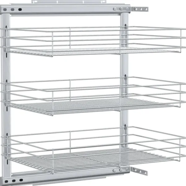 vidaXL Skåp>Utdragbar inredning köksskåp 3 hyllor 47x35x56 cm