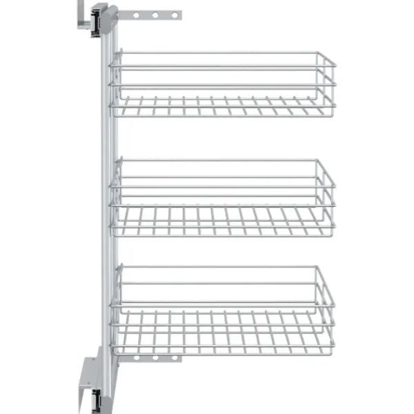 vidaXL Skåp>Utdragbar inredning köksskåp 3 hyllor 47x35x56 cm