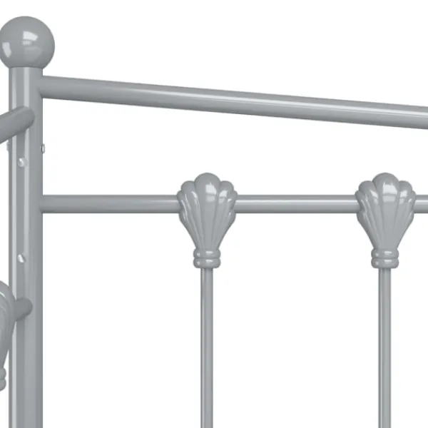 vidaXL Sängar>Utdragbar sängram bäddsoffa metall 90x200 cm