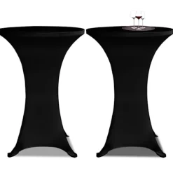 vidaXL Stolar>Överdrag till ståbord Ø60 cm stretch 4 st