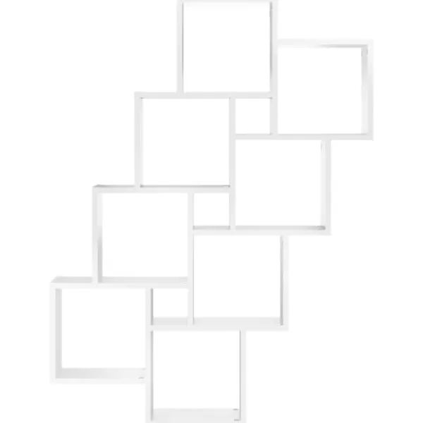 vidaXL Hyllor>Vägghylla kubformad 90x15x119 cm konstruerat trä
