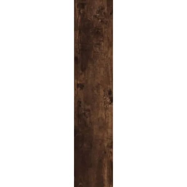 vidaXL Hyllor>Vägghylla rökfärgad ek 90x16x78 cm konstruerat trä