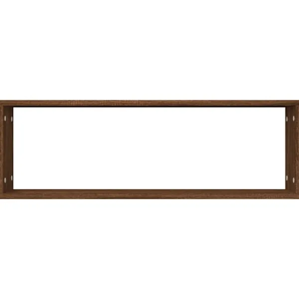 vidaXL Hyllor>Vägghyllor 4 st ek 80x15x26,5 cm konstruerat trä