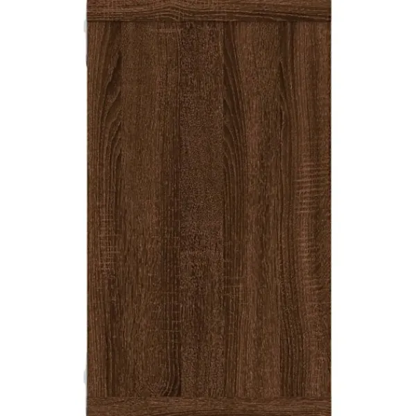vidaXL Hyllor>Vägghyllor 4 st ek 80x15x26,5 cm konstruerat trä