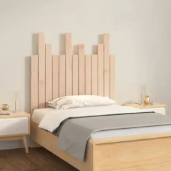 vidaXL Sängar>Väggmonterad huvudgavel 82,5x3x80 cm massiv furu
