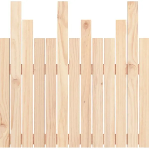 vidaXL Sängar>Väggmonterad huvudgavel 82,5x3x80 cm massiv furu