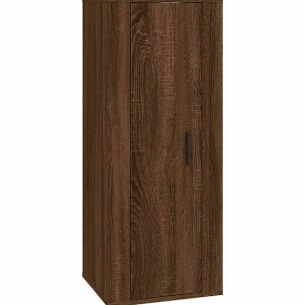 vidaXL Tv-Bänkar>Väggmonterad tv-bänk ek 40x34,5x100 cm