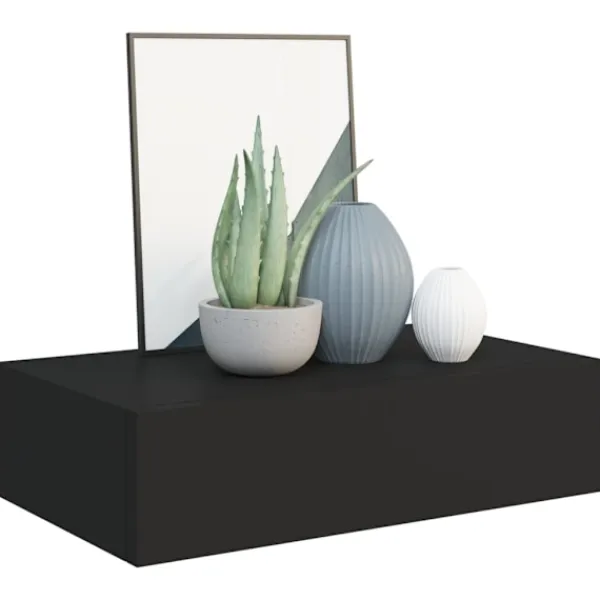 vidaXL Hyllor>Väggmonterade lådor 2 st 40x23,5x10 cm MDF