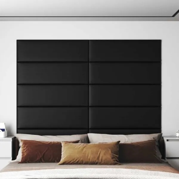 vidaXL Sängar>Väggpaneler 12 st 90x30 cm konstläder 3,24 m²