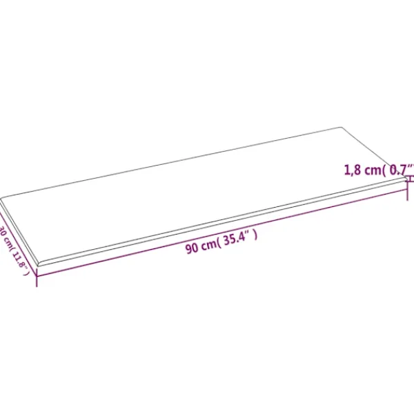 vidaXL Sängar>Väggpaneler 12 st 90x30 cm konstläder 3,24 m²