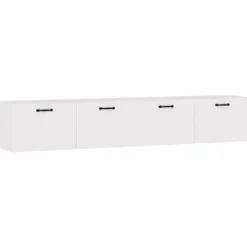 vidaXL Hyllor>Väggskåp 2 st högglans 100x36,5x35 cm konstruerat trä