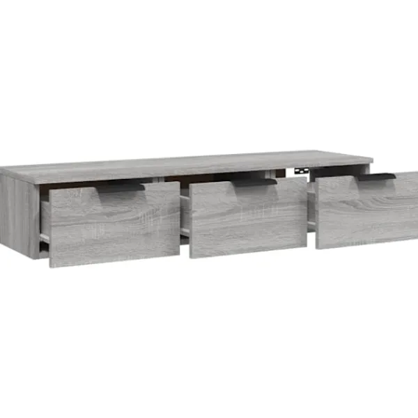 vidaXL Tv-Bänkar>Väggskåp sonoma 102x30x20 cm konstruerat trä