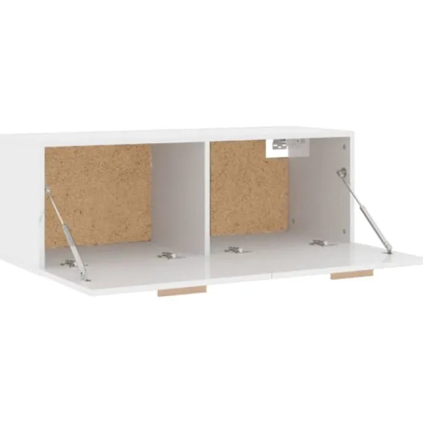 vidaXL Skåp>Väggskåp högglans 100x36,5x35 cm konstruerat trä