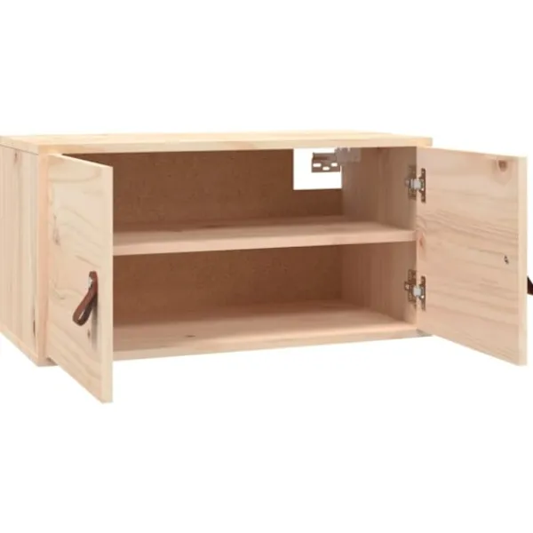 vidaXL Skåp>Väggskåp 60x30x30 cm massiv furu