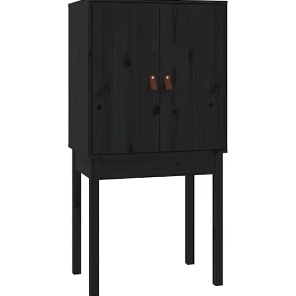 vidaXL Skåp>Vitrinskåp 60x40x120 cm massiv furu