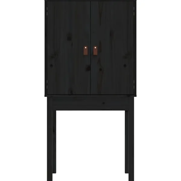 vidaXL Skåp>Vitrinskåp 60x40x120 cm massiv furu