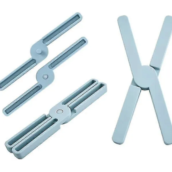 Matgrupper>Vikbar Tripod i Silikon, Halkfri Silikonunderläggsdesign, Vikbar Tripod Silikonplatta