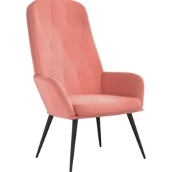 vidaXL Fåtöljer>Vilstol rosa sammet