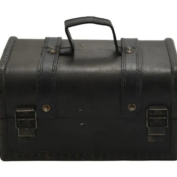 Kistor & Koffertar>Vintage Träkista Förvaring Låda Antik Stil Klänning Organizer Spänne Låda