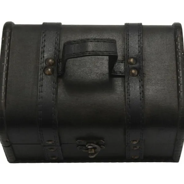 Kistor & Koffertar>Vintage Träkista Förvaring Låda Antik Stil Klänning Organizer Spänne Låda