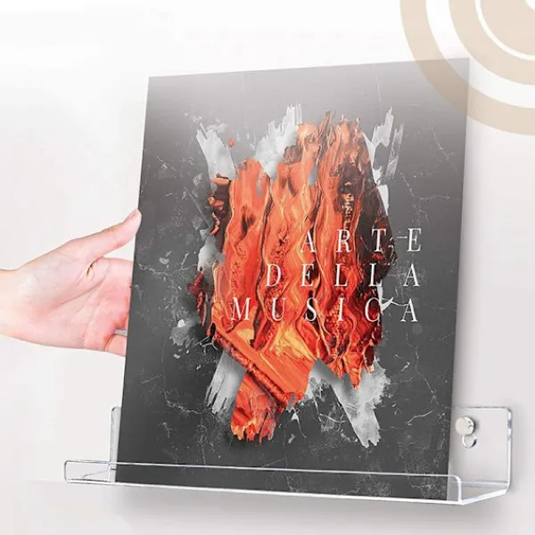 Hyllor>Vinyl Record Väggskiva Set 6 Stycken Albumhållare att Hänga på Väggar - Hylla Album eller Barnböcker