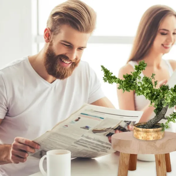 Pallar>Växtställ inomhus Trä Mini Blomkrukställ Trä Pall Trä Blomkrukhållare