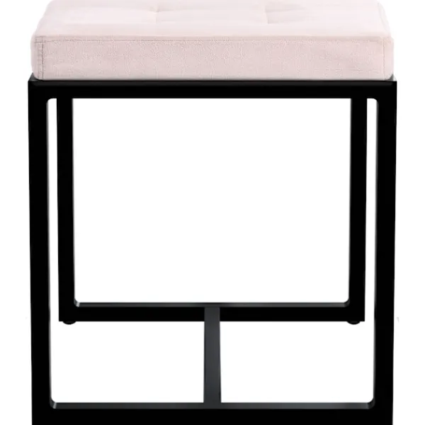 BellaFurn Pallar>Zitpoef - Stool - Hög belastningskapacitet, industriell design | Färg: Crème | Material: Mjukt
